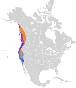 Map of range