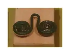 Copper spiral ornament, Fatyanovo culture