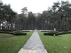 The Borik memorial area, for the victims of the Second World War in Bjelovar