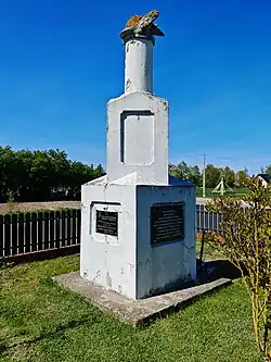 Monument to victims of German and Russian occupation in World War II