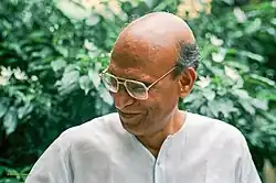 Portrait of Sree Parabat taken at his residence in Kolkata in 1992