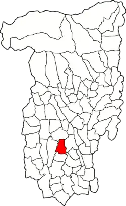 Location in Vâlcea County