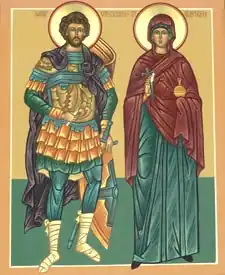St. Chrysogonus and St. Anastasia.