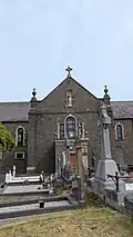 From the graveyard facing towards South transept