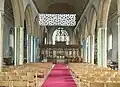 Inside of the church.