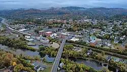 St. Johnsbury, VT, from the northeast