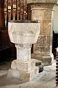 12th century baptismal font