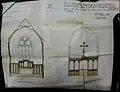 Hodgson Fowler's 1905 retable and chancel screen design