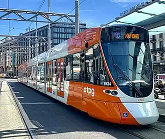 Tango in Geneva's public transport livery