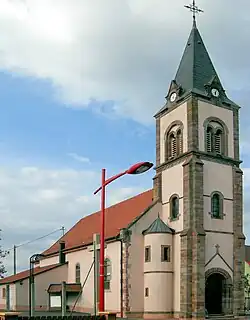 The church in Staffelfelden