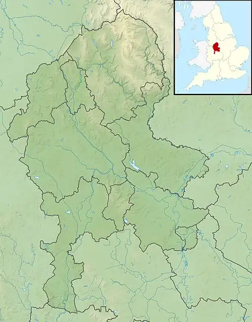 Stowe Pool is located in Staffordshire