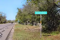 Stairtown road sign