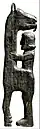 Cooperation, 1979, wood, height 110&nbsp;cm MNMA, Jagodina
