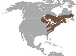 Map of range