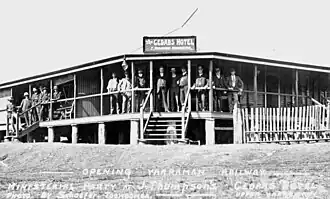 Cedars Hotel, 1913