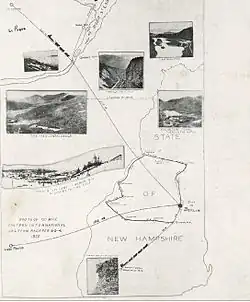 Image 331922 map of New Hampshire published in the bulletin of the Brown Company in Berlin (from History of New Hampshire)