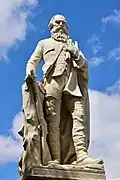 Statue of John McDouall Stuart, Victoria Square, Adelaide.
