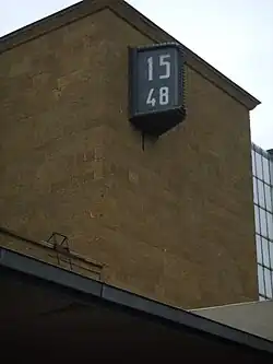 Firenze Santa Maria Novella railway station, first digital flip clock in Italy, dated 1934.[5]