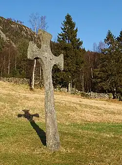 Ancient stone cross near Eivindvik Credit: John Erling Blad