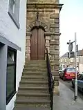 Steps up to Inverkeithing town house, Townhall Street.