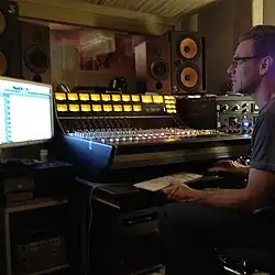 Steve in studio
