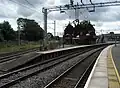 Looking south, with the line to Colwich Junction to the left and Norton Bridge to the right