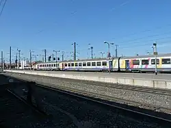 French regional train in Strasbourg