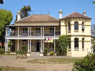 Brundah, a Victorian style house on the former Leigh College Campus