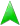 upward-facing green arrow