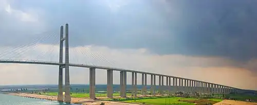 Eastern side of the bridge