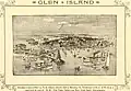Advertisement for steamships to Glen Island.