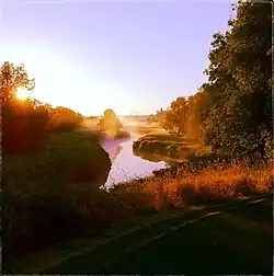 Sunrise over Salmon Creek Regional Park