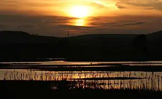 Sunset over Loch of Kinnordy