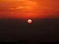 Sunset view at village Mahog