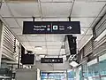 Western platform signage