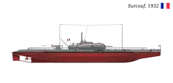 Original configuration, 1932