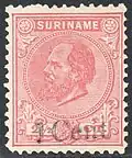 Suriname, 1873: A private speculative surcharge