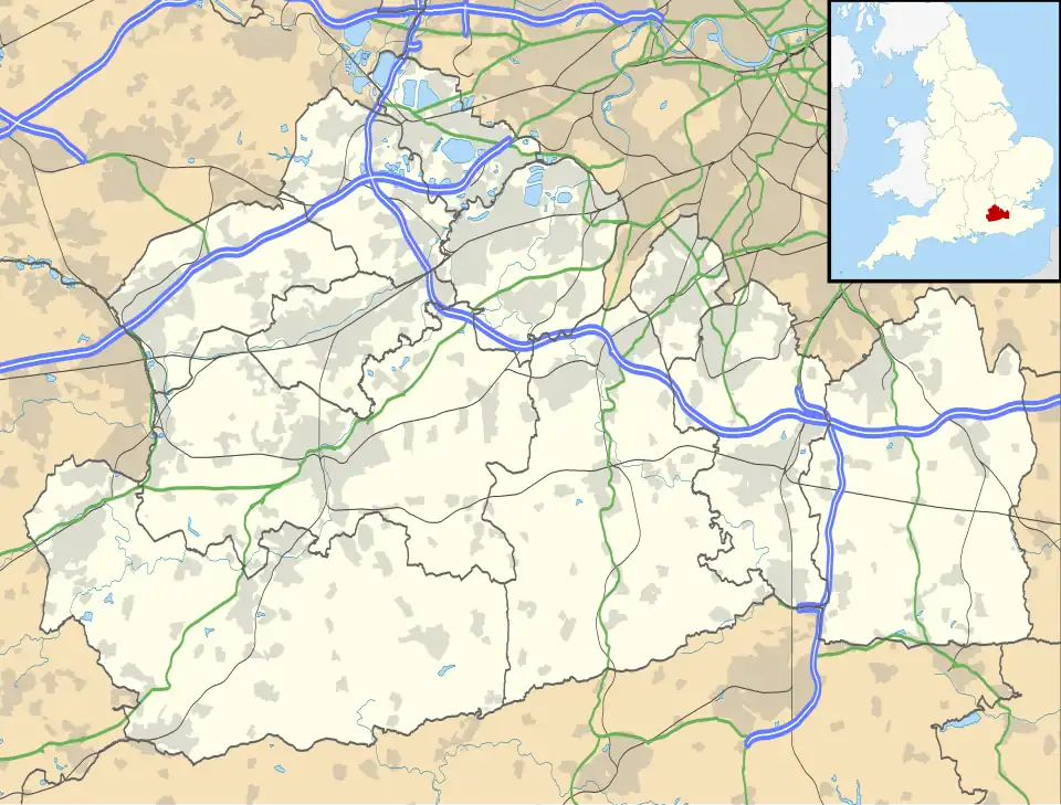 Betchworth is located in Surrey