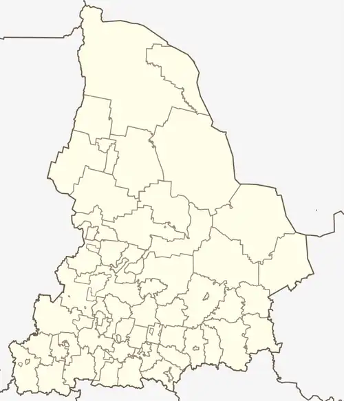 Ivdel is located in Sverdlovsk Oblast