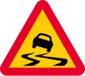 Slippery road