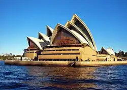 Sydney Opera House (Jørn Utzon, 1973). Danish architects have been engaged across the world.