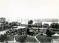 Gathering at Sylvester Park, circa 1895-1904