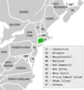 Symphyotrichum × gravesii recorded occurrences: Connecticut.
