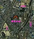 The estimated castle grounds of Shoryuji Castle