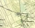 The map of Szabadegyháza from the Second Military Mapping Survey of Austria Empire