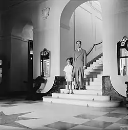 Faisal II with his uncle, Regent Abd al-ilah