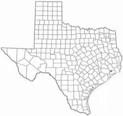 Location of Cove, Texas