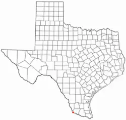Location of Fronton, Texas