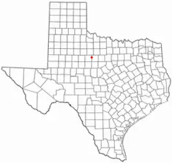 Location of Lueders, Texas