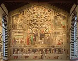 Taddeo Gaddi, Arbor vitae (c. 1330–1340 or 1360), refectory